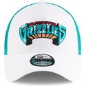 cappellino-trucker-bianco-e-verde-a-frame-classic-dei-memphis-grizzlies-nba-di-new-era