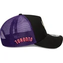 cappellino-trucker-nero-e-viola-a-frame-classic-di-toronto-raptors-nba-di-new-era