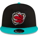 cappellino-nero-e-verde-snapback-9fifty-classic-dei-memphis-grizzlies-nba-di-new-era