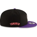 cappello-piatto-nero-e-viola-snapback-9fifty-classic-di-toronto-raptors-nba-di-new-era