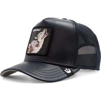 Goorin Bros. Lone Shleather Wolf The Farm Navy Blue Trucker Hat