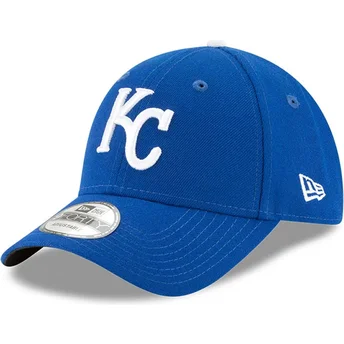 Cappellino visiera curva blu regolabile 9FORTY The League di Kansas City Royals MLB di New Era