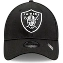 cappellino-visiera-curva-nero-regolabile-9forty-the-league-di-las-vegas-raiders-nfl-di-new-era