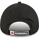 cappellino-visiera-curva-nero-regolabile-9forty-the-league-di-las-vegas-raiders-nfl-di-new-era