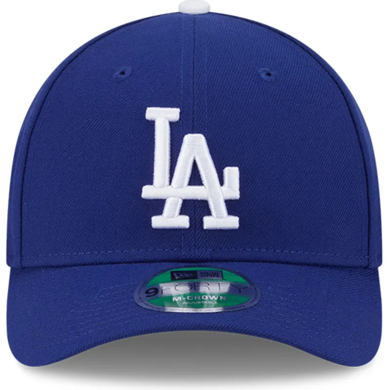 cappellino-visiera-curva-blu-snapback-9forty-m-crown-player-replica-di-los-angeles-dodgers-mlb-di-new-era