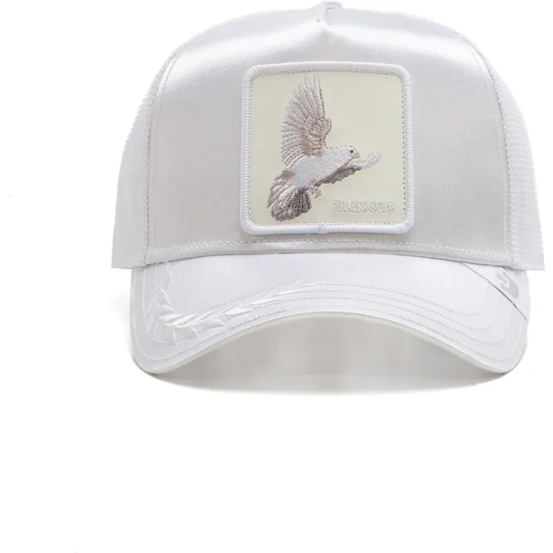 cappellino-trucker-bianco-colomba-blessed-hashtag-the-farm-total-whiteout-di-goorin-bros