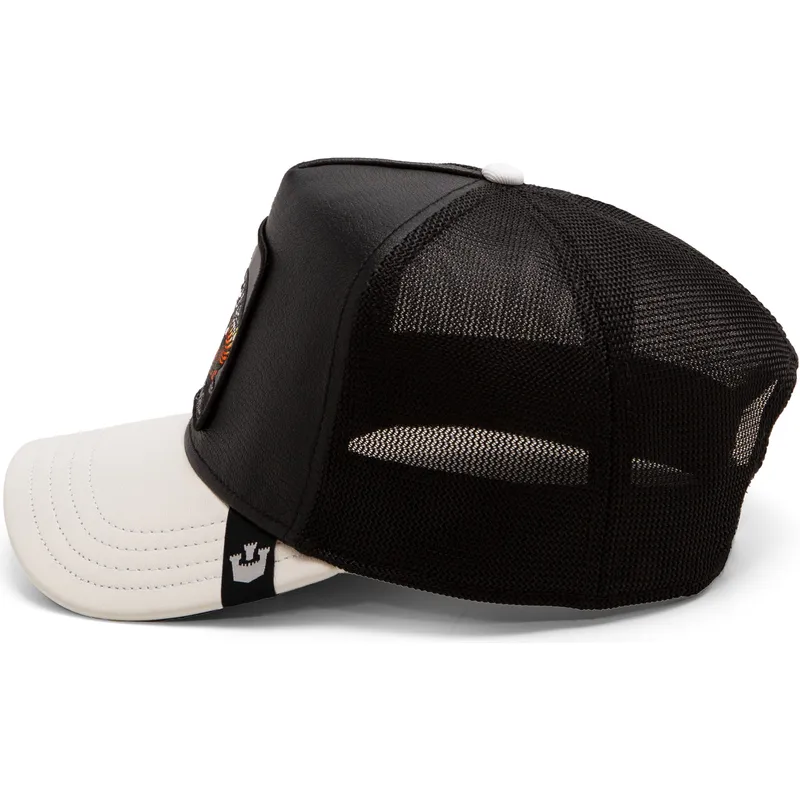 cappellino-trucker-nero-e-grigio-serpente-mamba-shleather-snake-the-farm-di-goorin-bros