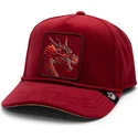 cappellino-curvo-rosso-snapback-dragone-dragon-royalty-the-farm-di-goorin-bros