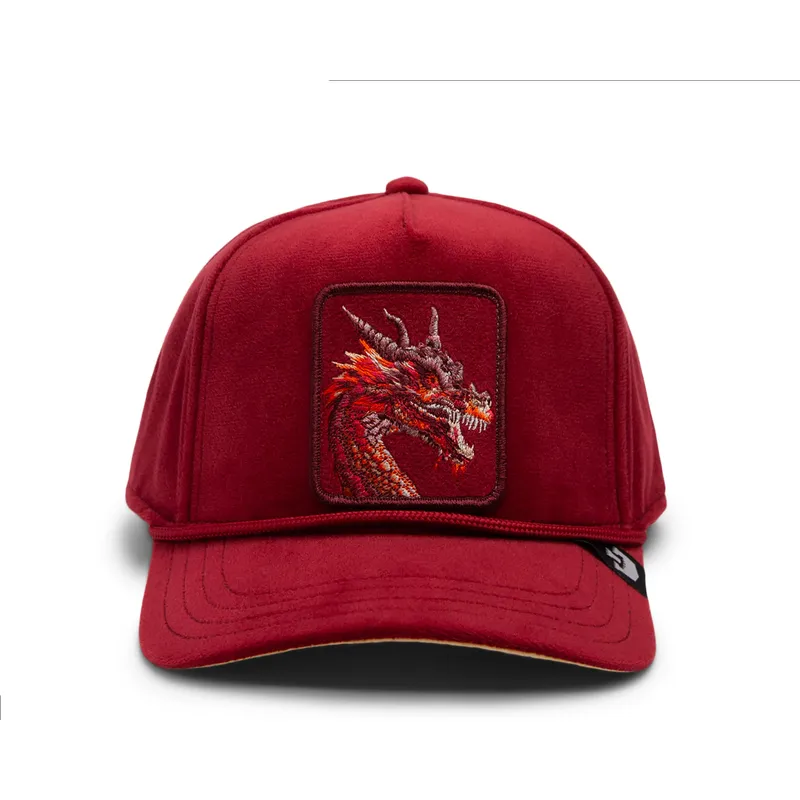 cappellino-curvo-rosso-snapback-dragone-dragon-royalty-the-farm-di-goorin-bros cappellino-curvo-rosso-snapback-dragone-dragon-royalty-the-farm-di-goorin-bros