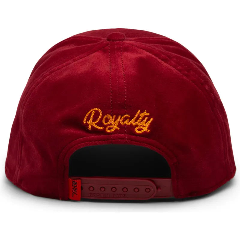 cappellino-curvo-rosso-snapback-dragone-dragon-royalty-the-farm-di-goorin-bros cappellino-curvo-rosso-snapback-dragone-dragon-royalty-the-farm-di-goorin-bros