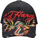 cappellino-curvo-nero-regolabile-art-for-life-acid-wash-di-ed-hardy
