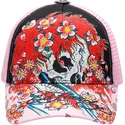 cappellino-trucker-nero-e-rosa-beautiful-ghost-di-ed-hardy