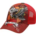 gorra-trucker-rossa-brave-hearts-di-ed-hardy