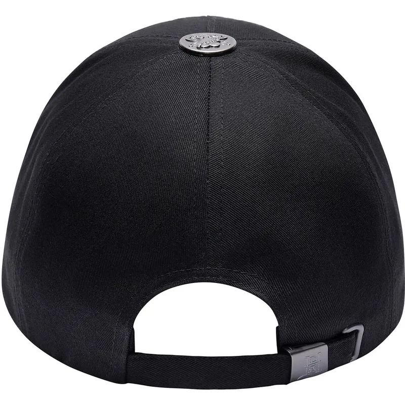 cappellino-curvo-nero-regolabile-flaming-skull-di-ed-hardy