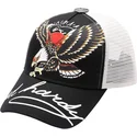 cappellino-trucker-nero-e-bianco-soaring-eagle-di-ed-hardy