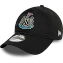 cappellino-curvo-nero-regolabile-9twenty-core-del-newcastle-united-football-club-premier-league-di-new-era