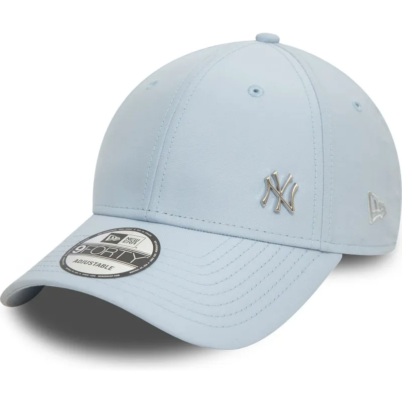 cappellino-visiera-curva-azzurro-regolabile-9forty-flawless-di-new-york-yankees-mlb-di-new-era