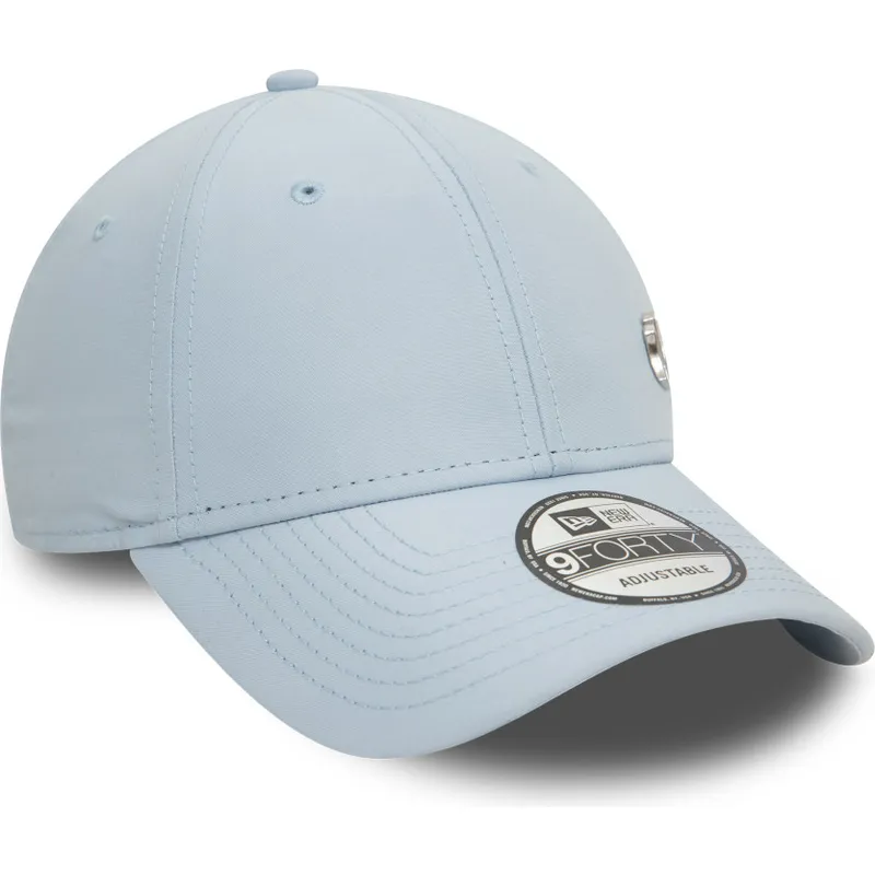 cappellino-visiera-curva-azzurro-regolabile-9forty-flawless-di-new-york-yankees-mlb-di-new-era