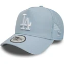 cappellino-trucker-azzurro-9forty-a-frame-league-essential-dei-los-angeles-dodgers-mlb-di-new-era