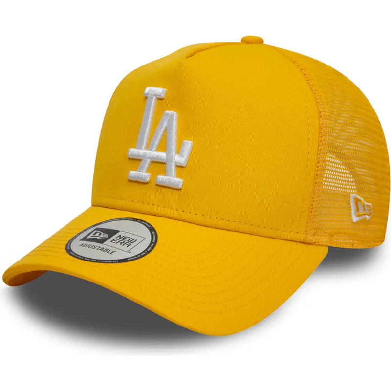 cappellino-trucker-giallo-9forty-a-frame-league-essential-dei-los-angeles-dodgers-mlb-di-new-era cappellino-trucker-giallo-9forty-a-frame-league-essential-dei-los-angeles-dodgers-mlb-di-new-era