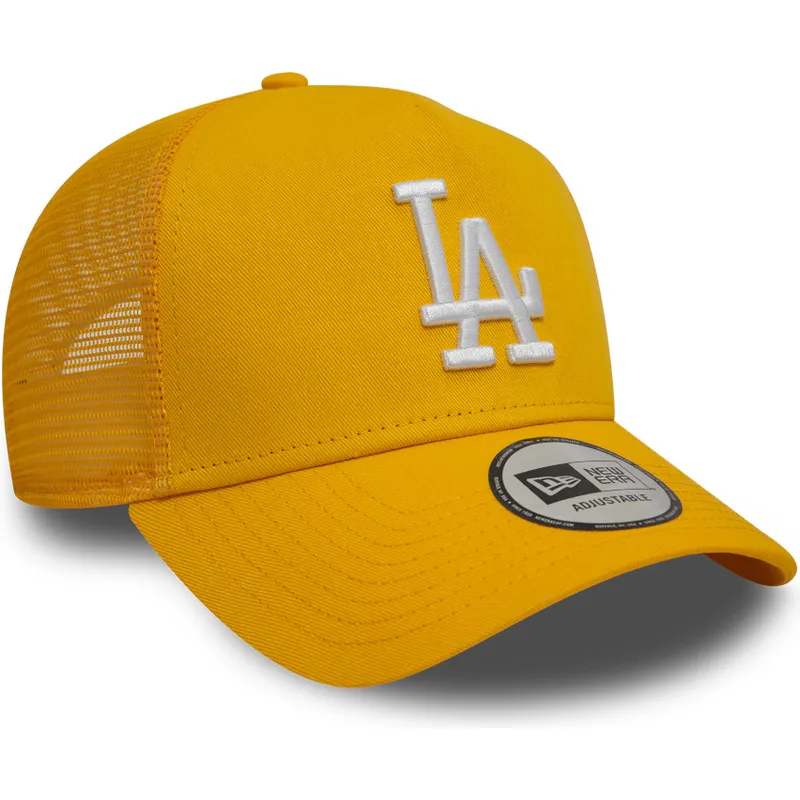 cappellino-trucker-giallo-9forty-a-frame-league-essential-dei-los-angeles-dodgers-mlb-di-new-era cappellino-trucker-giallo-9forty-a-frame-league-essential-dei-los-angeles-dodgers-mlb-di-new-era