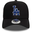 cappellino-curvo-nero-snapback-con-logo-blu-9forty-a-frame-world-series-patch-di-los-angeles-dodgers-mlb-di-new-era