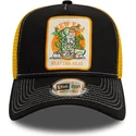 cappellino-trucker-nero-e-giallo-9forty-a-frame-summer-patch-di-beat-the-heat-di-new-era