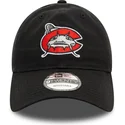 cappellino-nero-regolabile-9twenty-carolina-mudcats-milb-di-new-era