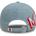 cappellino-curvo-blu-e-marrone-regolabile-9forty-denim-di-ac-milan-serie-a-di-new-era