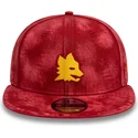 cappello-rosso-snapback-9fifty-tie-dye-di-associazione-sportiva-roma-serie-a-di-new-era