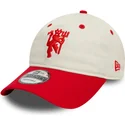 cappellino-curvo-bianco-e-rosso-regolabile-9twenty-contrast-visor-di-manchester-united-football-club-premier-league-di-new-era