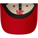 cappellino-curvo-bianco-e-rosso-regolabile-9twenty-contrast-visor-di-manchester-united-football-club-premier-league-di-new-era