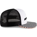 cappellino-trucker-piatto-bianco-e-nero-snapback-9fifty-visiera-a-scacchi-di-mclaren-racing-formula-1-di-new-era