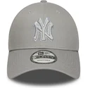 cappellino-curvo-grigio-regolabile-9forty-outline-dei-new-york-yankees-mlb-di-new-era