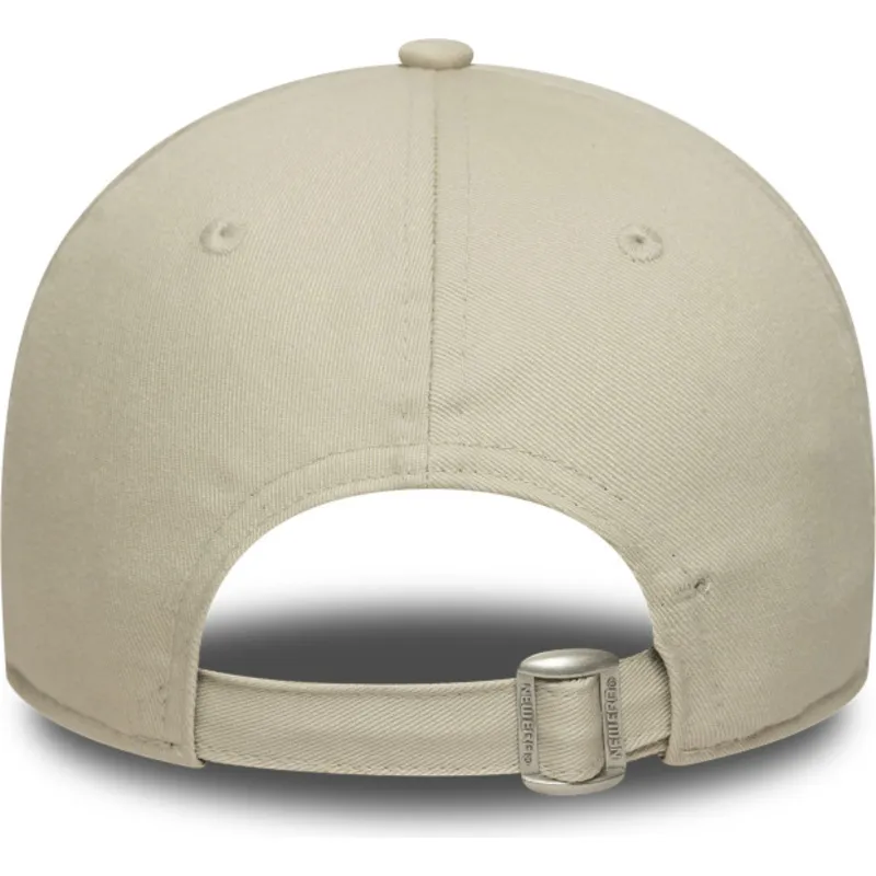 cappellino-curvo-beige-regolabile-9twenty-mini-logo-dei-new-york-yankees-mlb-di-new-era