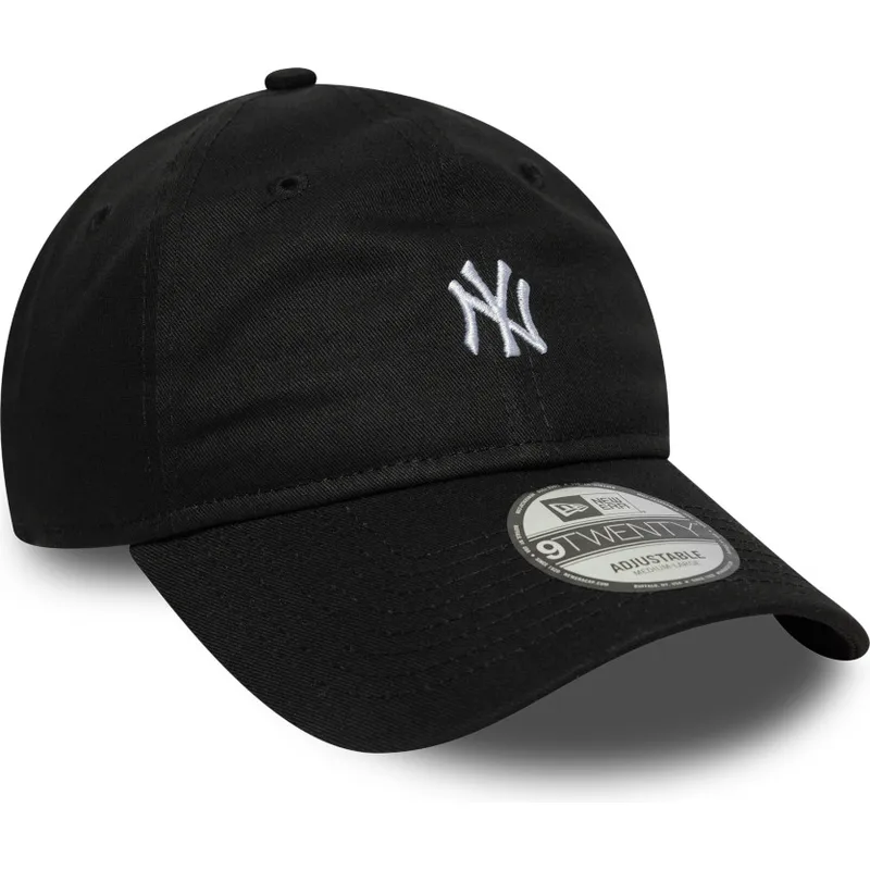 cappellino-curvo-nero-regolabile-9twenty-mini-logo-dei-new-york-yankees-mlb-di-new-era