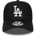 cappellino-nero-snapback-e-frame-league-essential-dei-los-angeles-dodgers-mlb-di-new-era