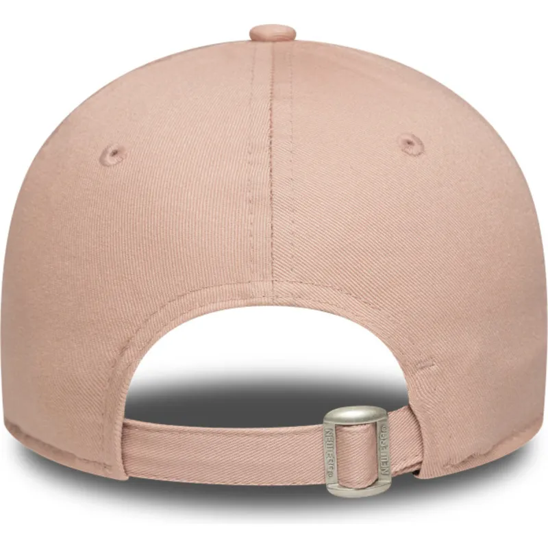 cappellino-curvo-rosa-regolabile-da-donna-9forty-mini-logo-dei-new-york-yankees-mlb-di-new-era