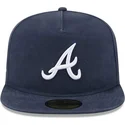 berretto-piatto-blu-navy-aderente-59fifty-a-frame-championship-side-flag-degli-atlanta-braves-mlb-di-new-era