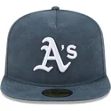 cappello-piatto-verde-chiuso-59fifty-a-frame-championship-side-flag-degli-oakland-athletics-mlb-di-new-era