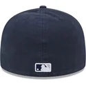 cappello-piatto-blu-navy-regolabile-59fifty-a-frame-championship-side-flag-dei-new-york-yankees-mlb-di-new-era