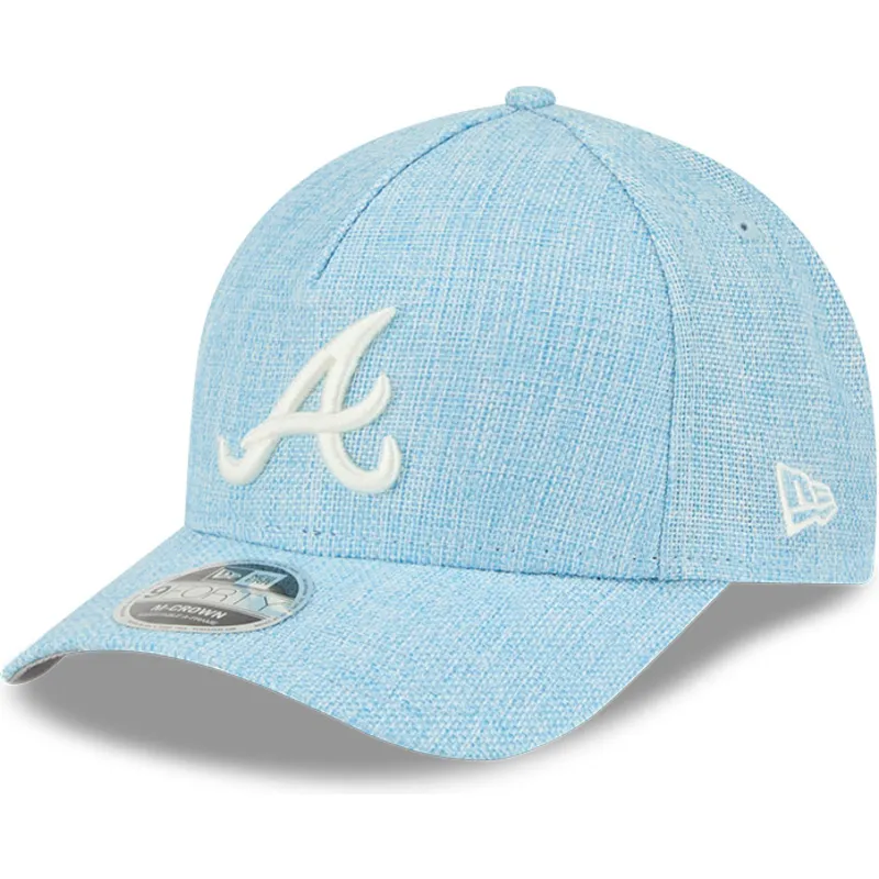 cappellino-visiera-curva-azzurro-snapback-9forty-m-crown-a-frame-cotton-weave-di-atlanta-braves-mlb-di-new-era