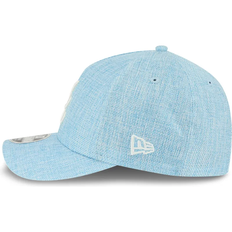 cappellino-visiera-curva-azzurro-snapback-9forty-m-crown-a-frame-cotton-weave-di-atlanta-braves-mlb-di-new-era