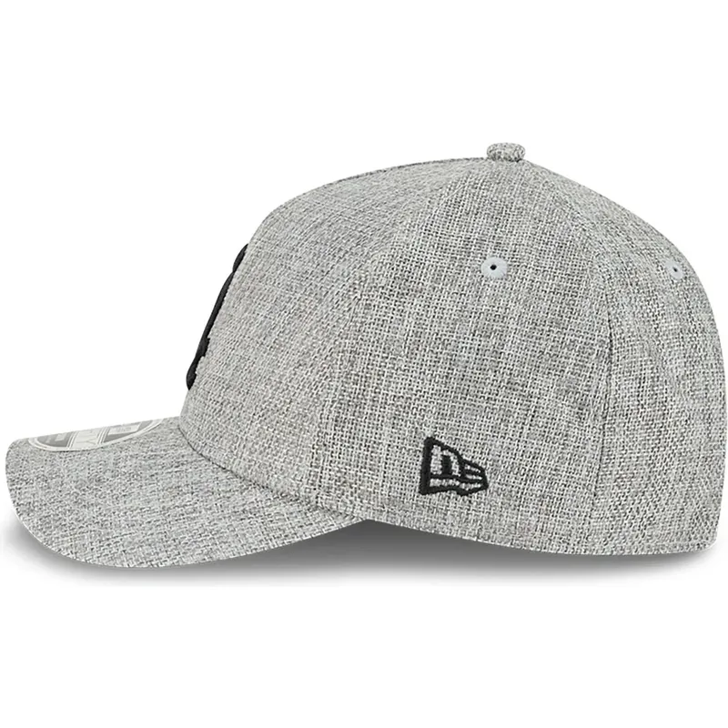 cappellino-curvo-grigio-snapback-9forty-m-crown-a-frame-cotton-weave-di-chicago-white-sox-mlb-di-new-era