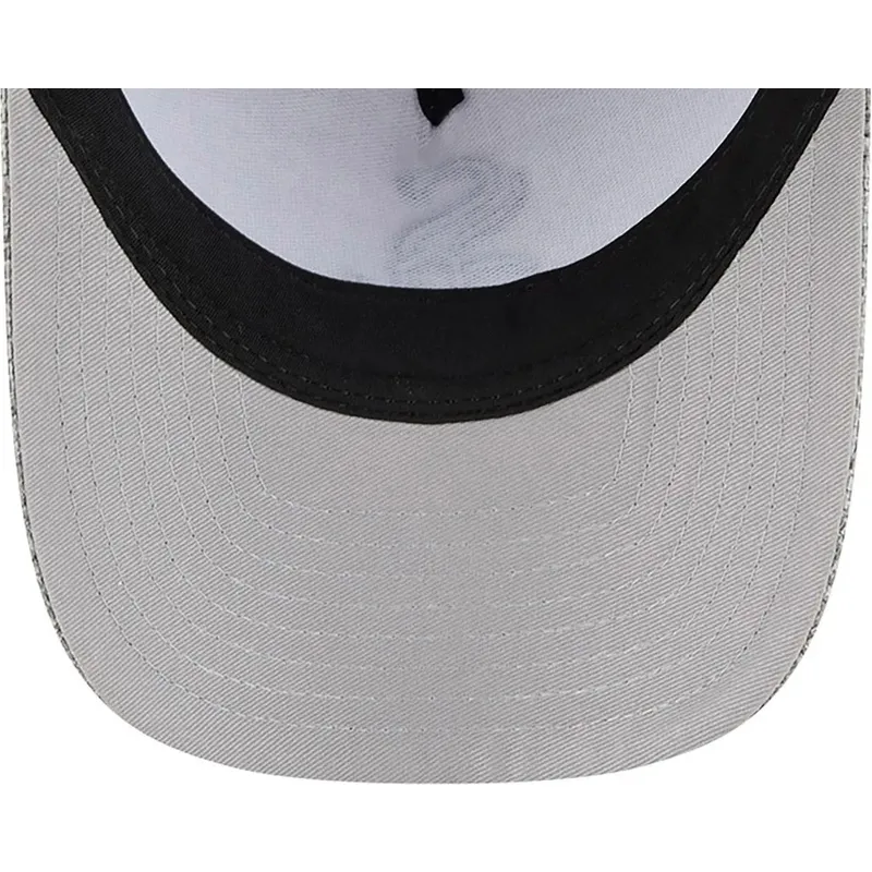 cappellino-curvo-grigio-snapback-9forty-m-crown-a-frame-cotton-weave-di-chicago-white-sox-mlb-di-new-era
