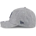 cappellino-curvo-grigio-snapback-con-logo-blu-navy-9forty-m-crown-a-frame-cotton-weave-dei-new-york-yankees-mlb-di-new-era