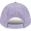 cappellino-curvo-viola-snapback-9forty-m-crown-a-frame-cotton-weave-dei-new-york-yankees-mlb-di-new-era