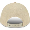 cappello-beige-con-visiera-curva-snapback-9forty-m-crown-a-frame-cotton-weave-dei-chicago-white-sox-mlb-di-new-era