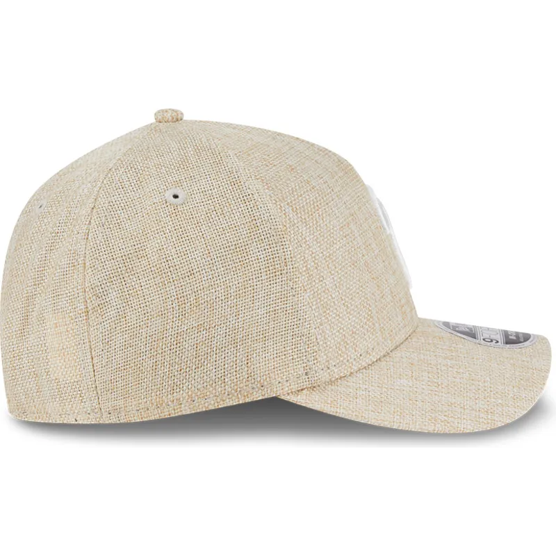 cappellino-visiera-curva-beige-snapback-9forty-m-crown-a-frame-cotton-weave-di-philadelphia-phillies-mlb-di-new-era