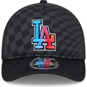 cappellino-trucker-nero-9forty-m-crown-a-frame-gradient-raceway-dei-los-angeles-dodgers-mlb-di-new-era